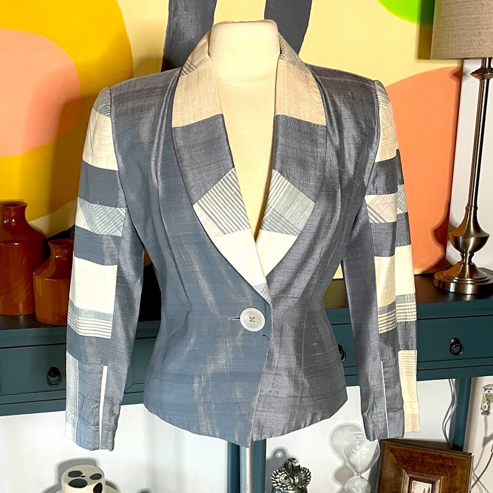 Vintage silk blazer